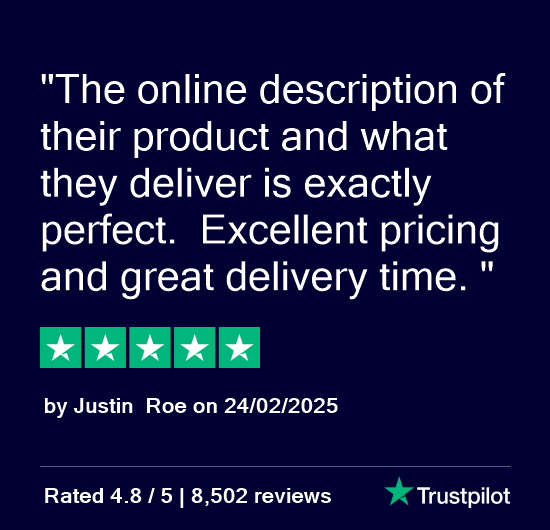 Independent review from TrustPilot - visit https://uk.trustpilot.com/review/simplyplastics.com