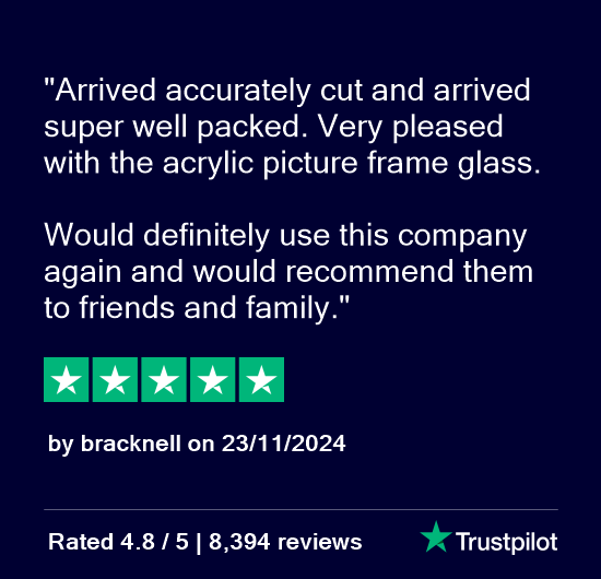 Independent review from TrustPilot - visit https://uk.trustpilot.com/review/simplyplastics.com