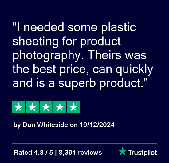 Independent review from TrustPilot - visit https://uk.trustpilot.com/review/simplyplastics.com