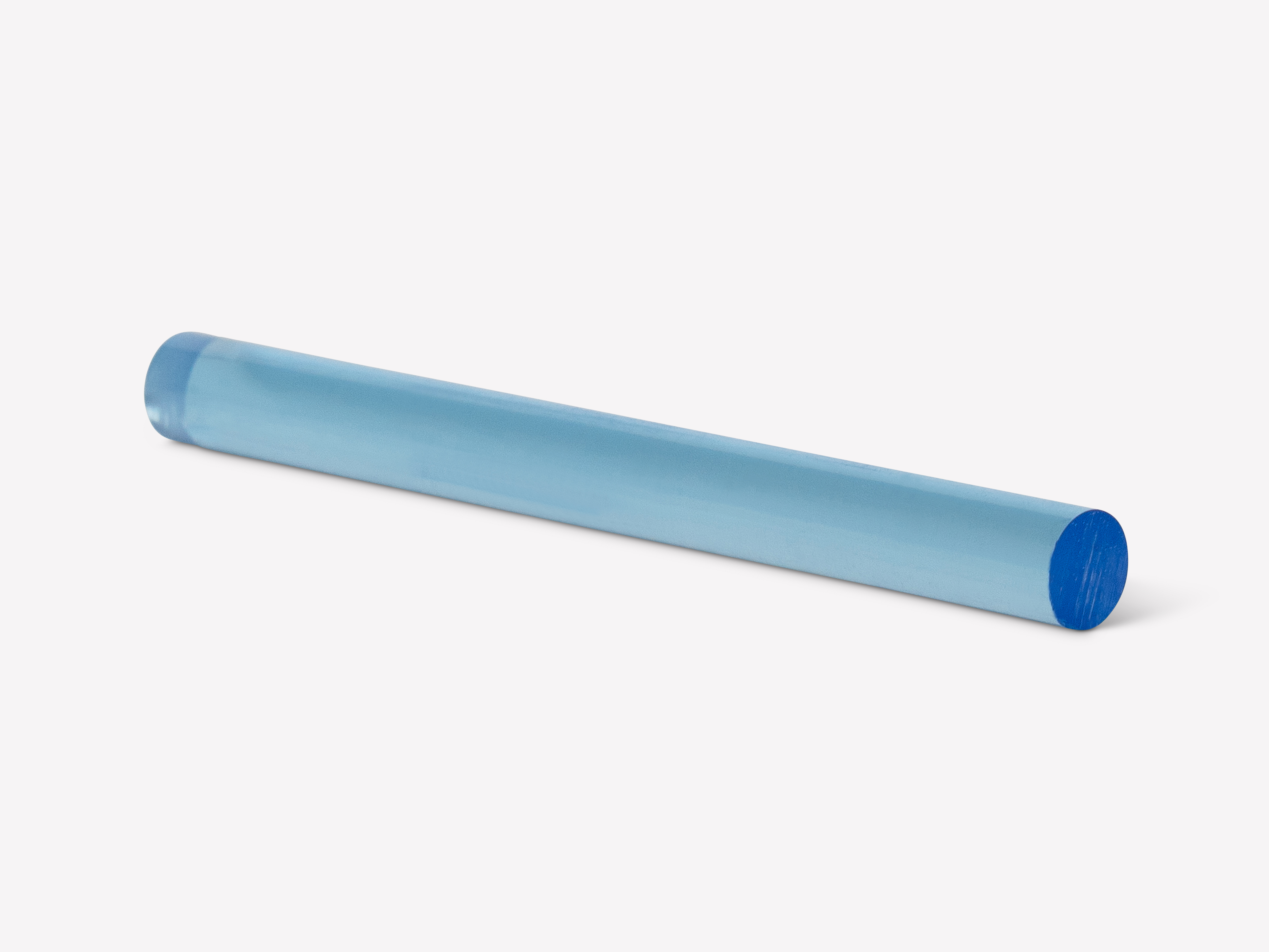 Acrylic Color, Rod, Blue 9092, Fluorescent, Extruded, Box of 4 Lengths, (1  in x 6 ft)