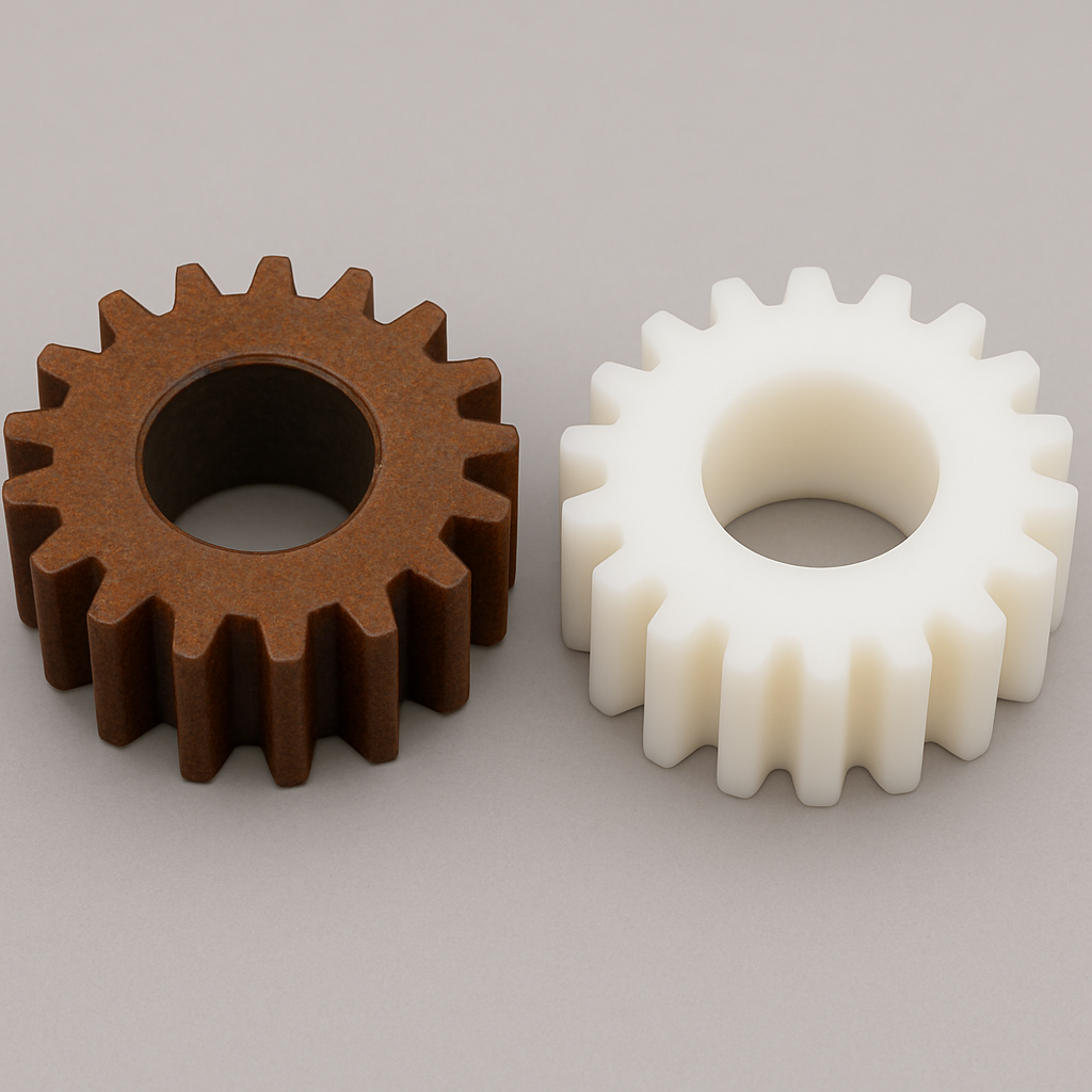 Rusty Metal Gear versus Nylon alternative