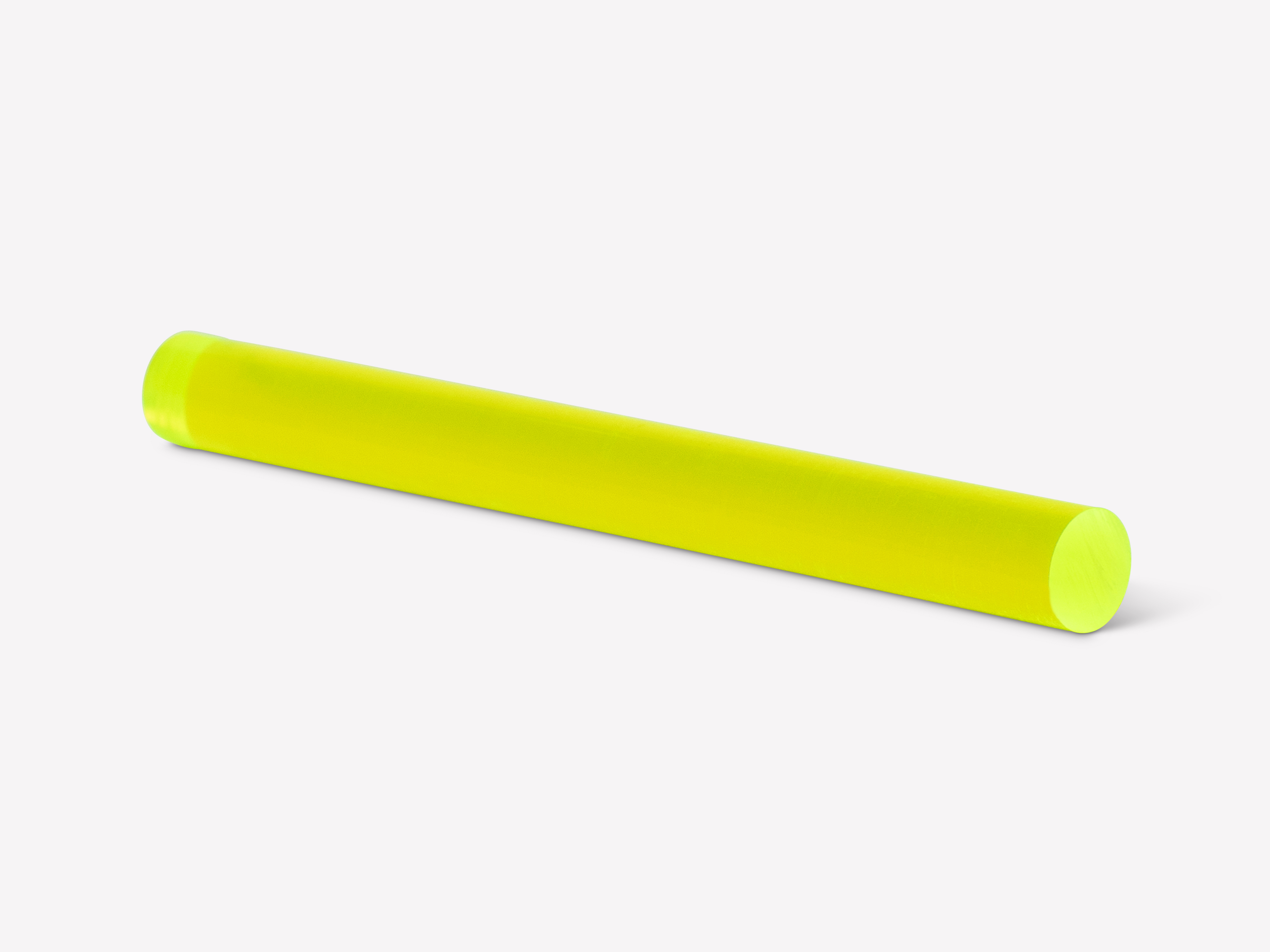 Fluorescent Coloured Extruded Acrylic Rod Cut to Size - Simply Plastics